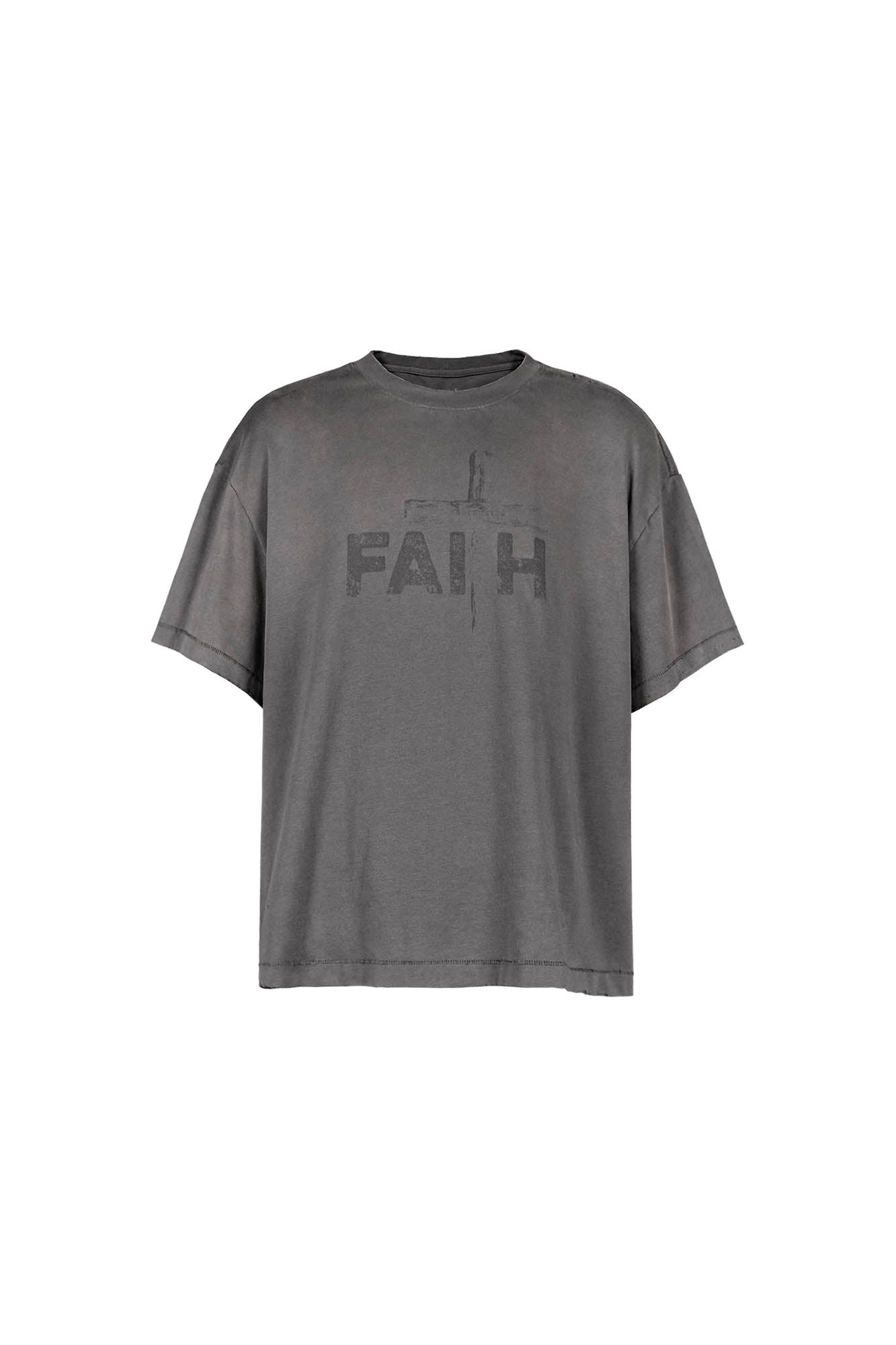 Faith Cross Grey T-shirt