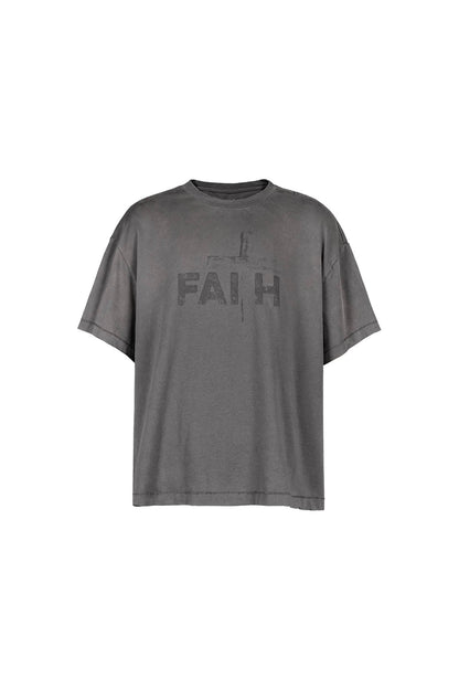 Faith Cross Grey T-shirt