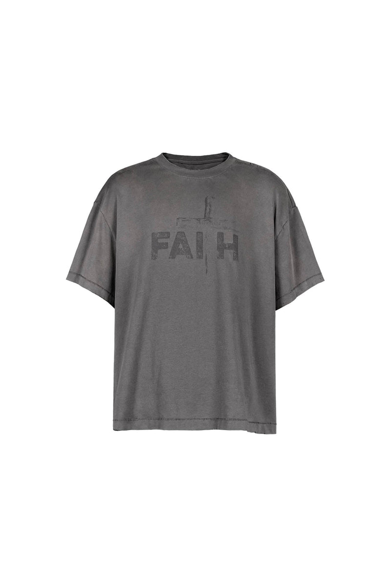 Faith Cross Grey T-shirt