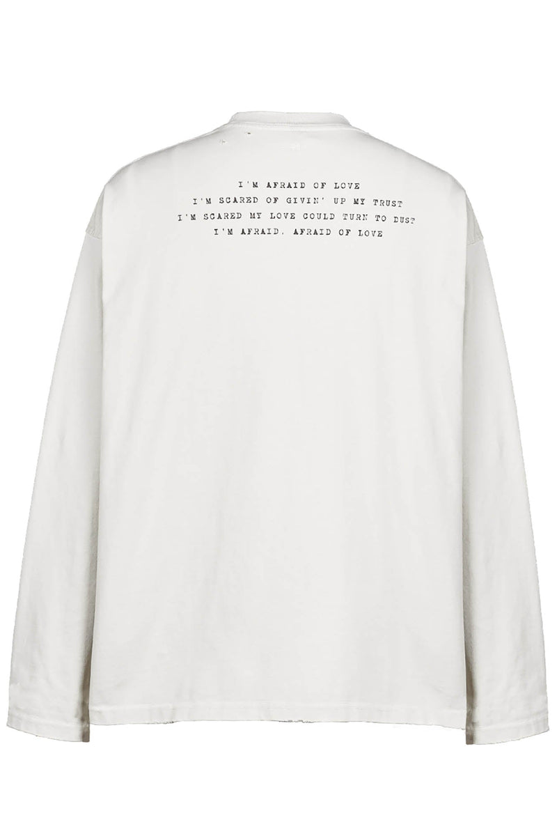 Bridal Print Sweatshirt White