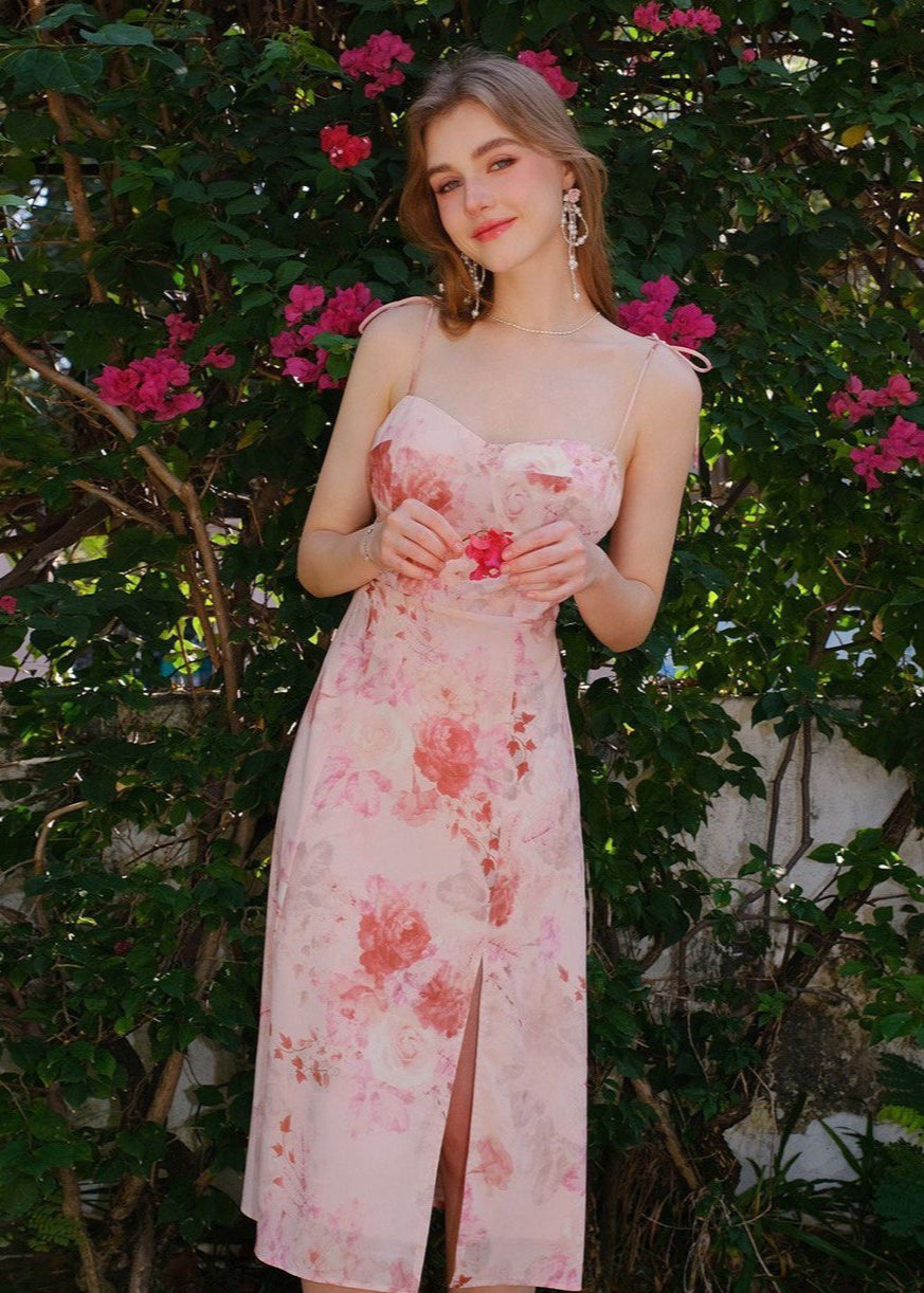 Rosalie - Slit Midi Dress