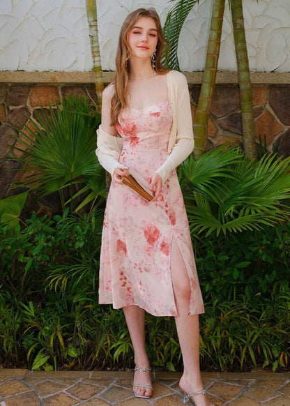 Rosalie - Slit Midi Dress