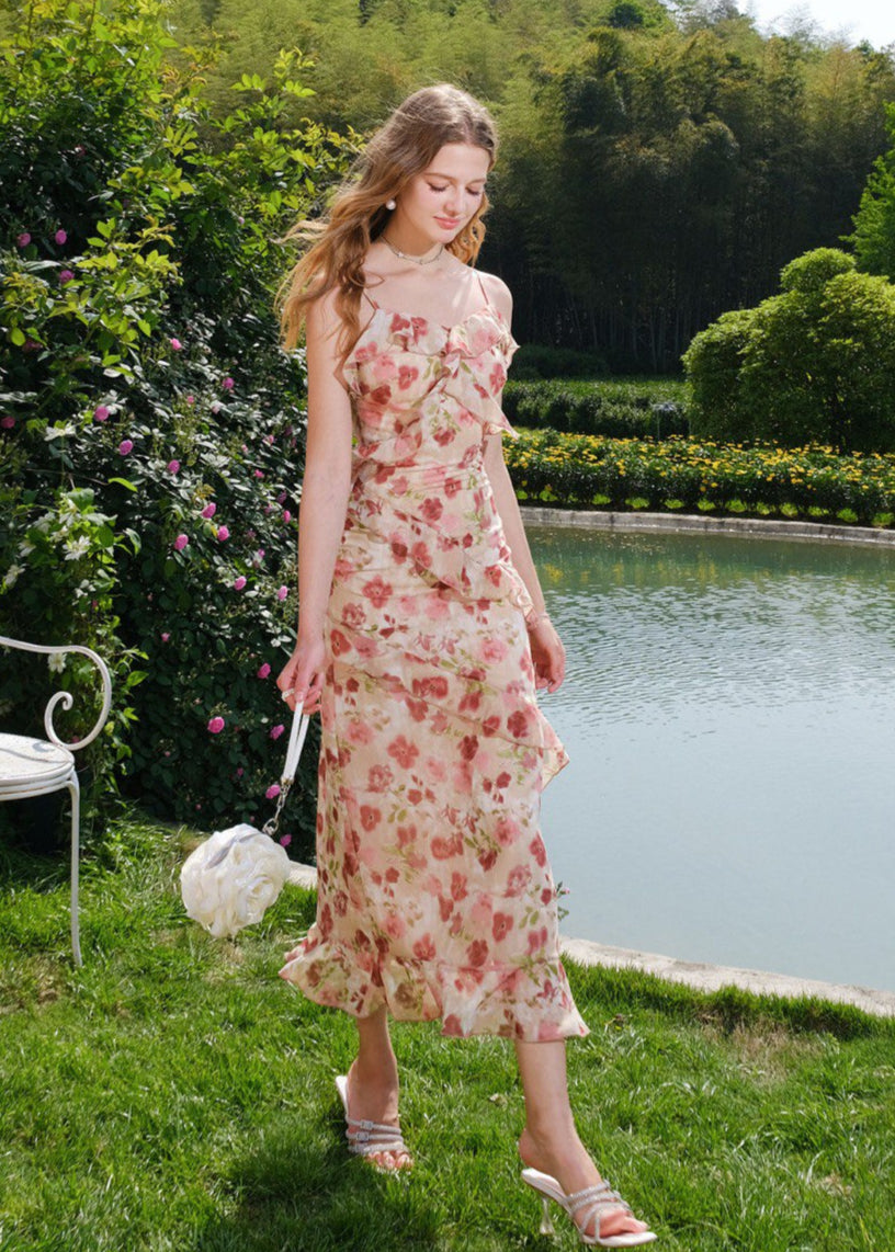 Rosaline - Ruffle Maxi Dress