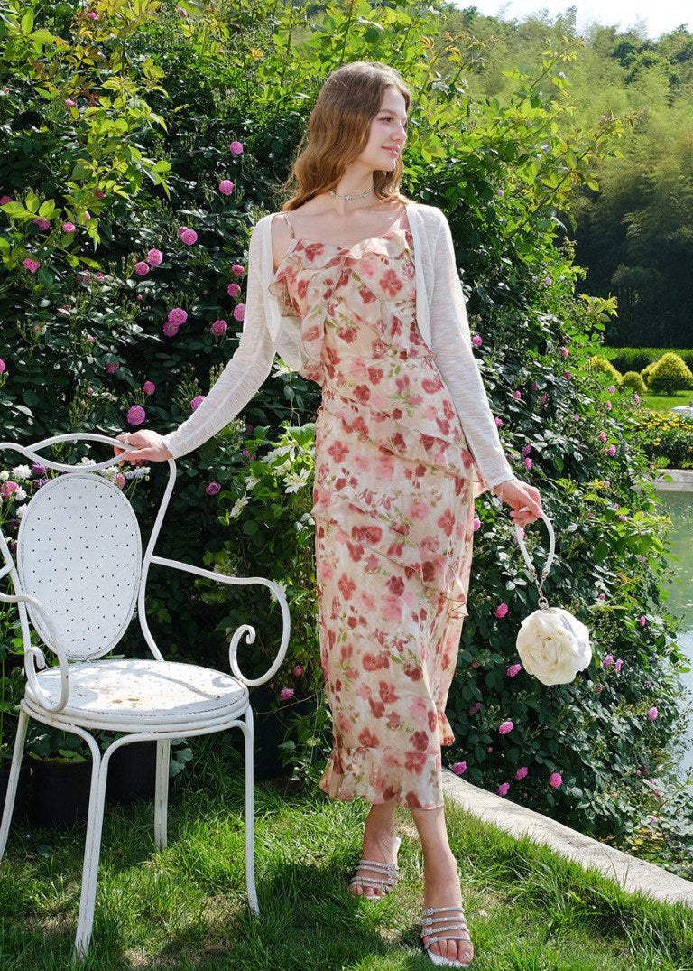 Rosaline - Ruffle Maxi Dress
