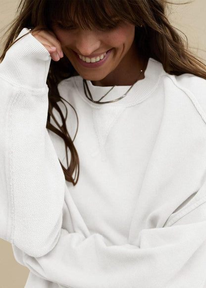 Ivorylay Relaxed Fit Crewneck Sweatshirt