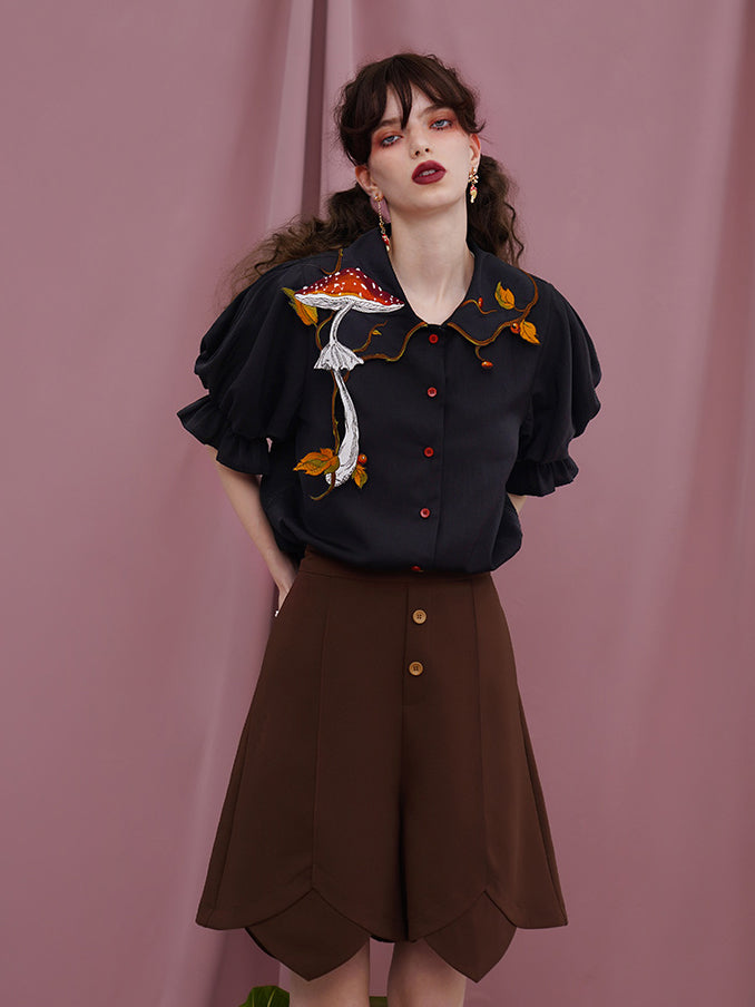 Magical Mushroom Meadow Blouse