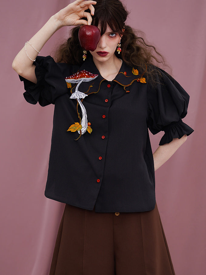 Magical Mushroom Meadow Blouse