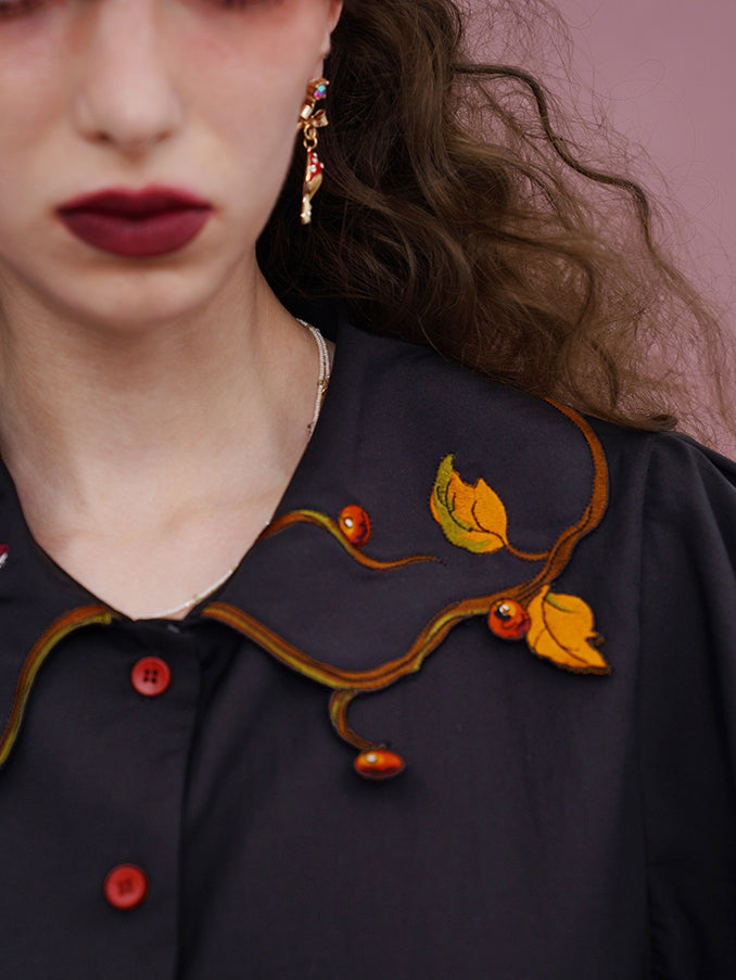 Magical Mushroom Meadow Blouse