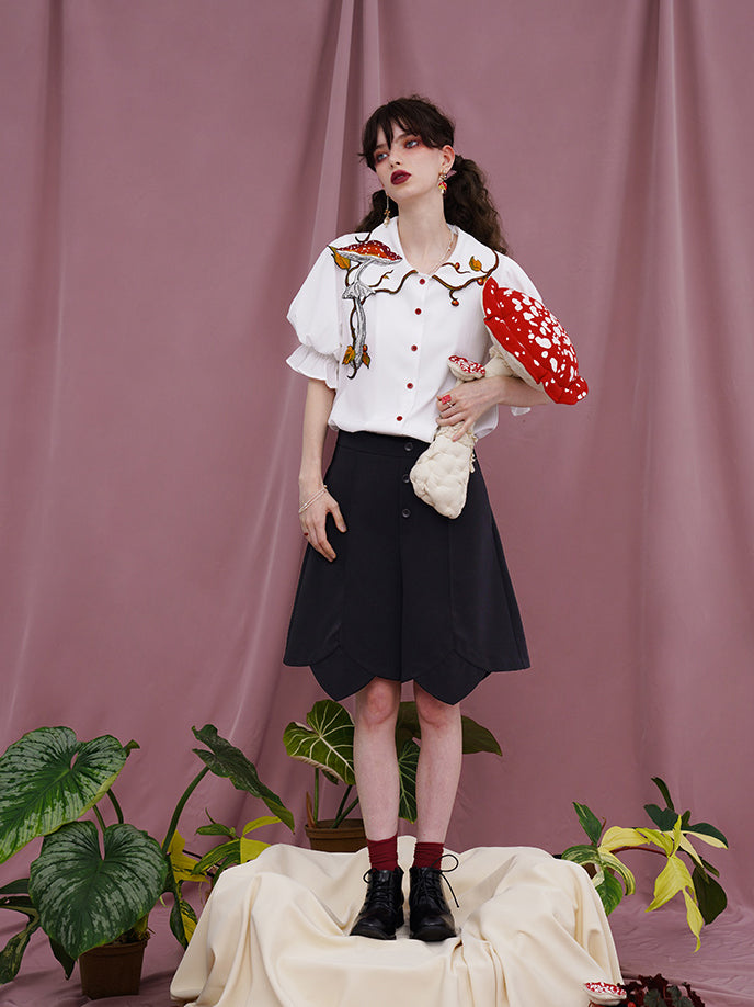 Magical Mushroom Meadow Blouse