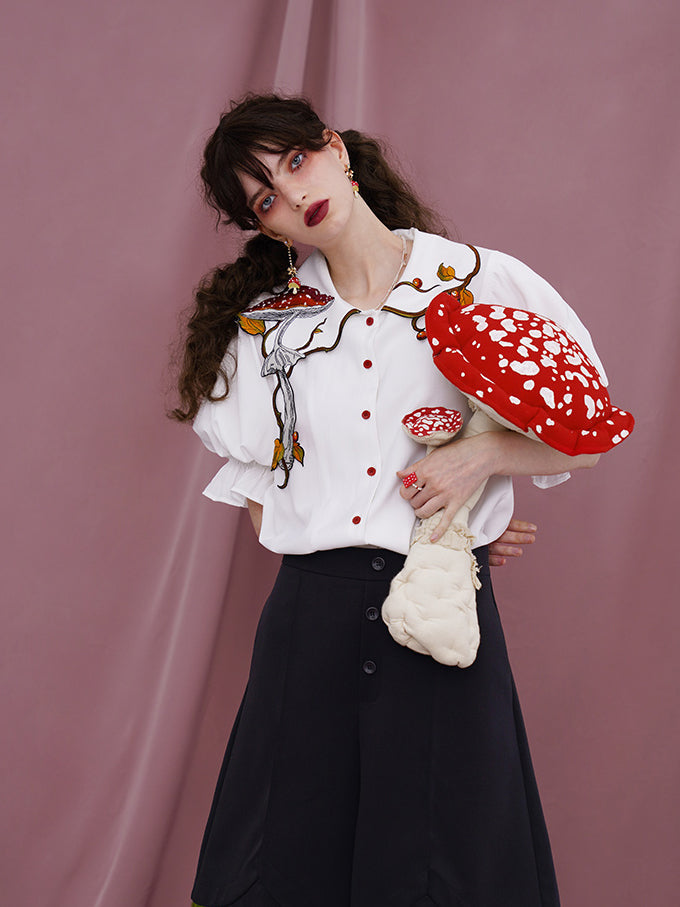 Magical Mushroom Meadow Blouse