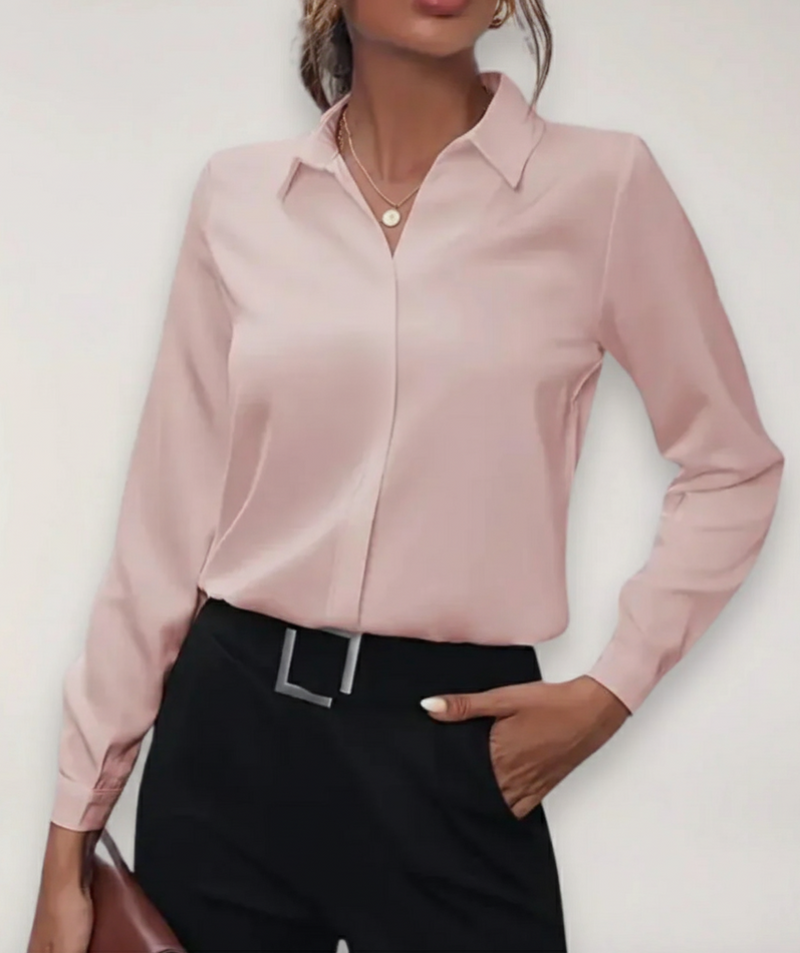 Charlotte | ’s Spring Buttoned Office Blouse