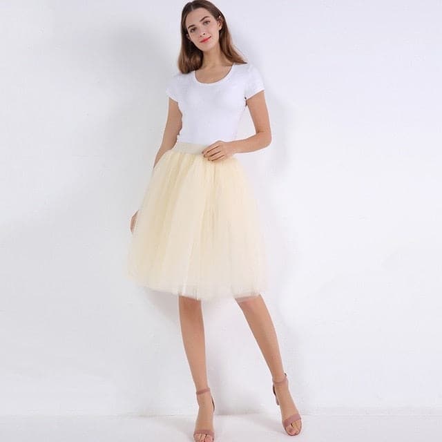 Pleated Dance Tutu Skirts