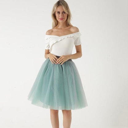Pleated Dance Tutu Skirts