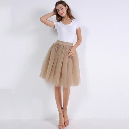 Pleated Dance Tutu Skirts