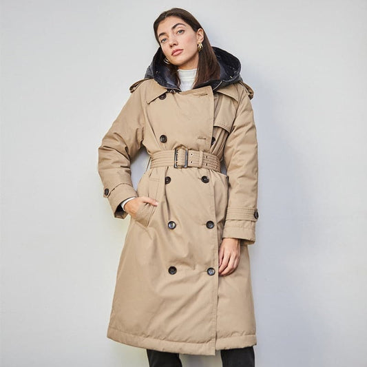 Dressbetty - Winter British Duck Down Trench Coat