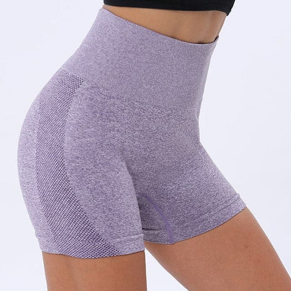 High Waist Running Seamless Shorts