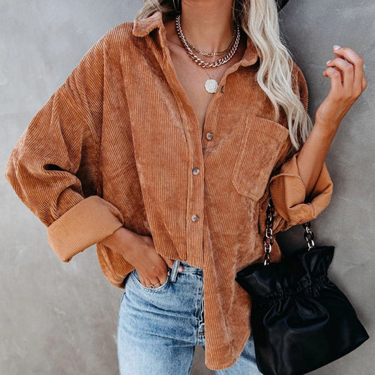 Corduroy Shirts Tops Blouses