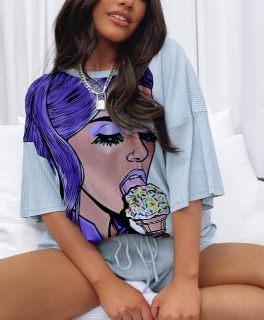 Milena T-shirt & Shorts Set