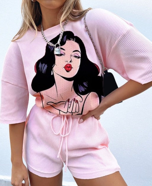 Milena T-shirt & Shorts Set