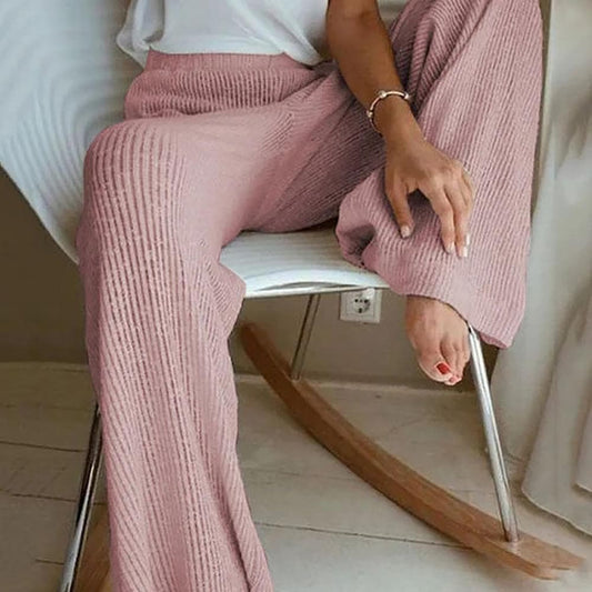 Ribbed Knitted Pants