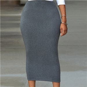 High Elastic Package Hip Skirts