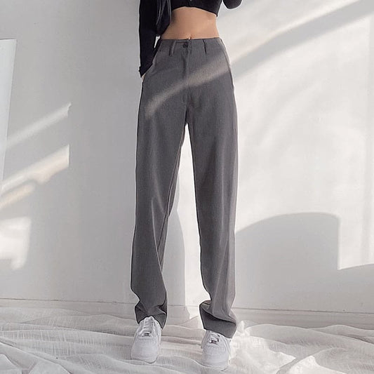 Pants Harajuku High Waist Straight Trousers for Female Summer Wide Leg Pants Loose Jogger Clothing