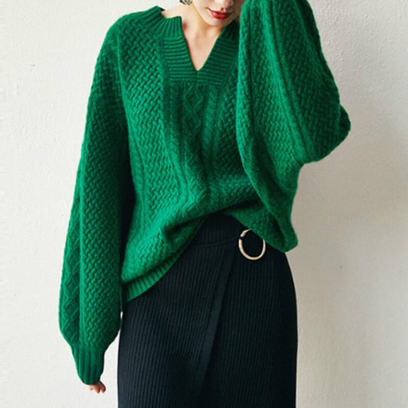 Dressbetty - Winter New Woolen Sweater Female Winter Woman Autumn Cashmere Jumpers Warmth Sweater Tops