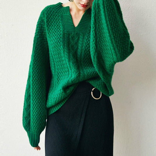Dressbetty - Winter New Woolen Sweater Female Winter Woman Autumn Cashmere Jumpers Warmth Sweater Tops