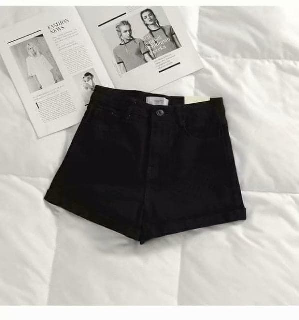 High Waist Denim Shorts