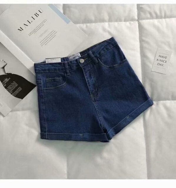 High Waist Denim Shorts