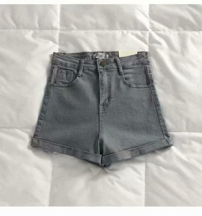 High Waist Denim Shorts
