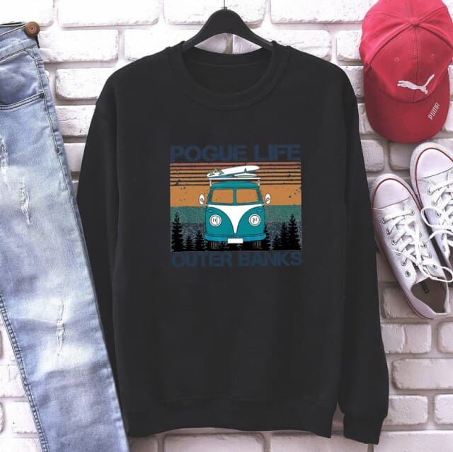 Pogue Life Pattern Carolina Retro Hoodies