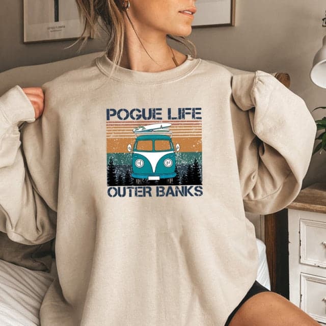 Pogue Life Pattern Carolina Retro Hoodies
