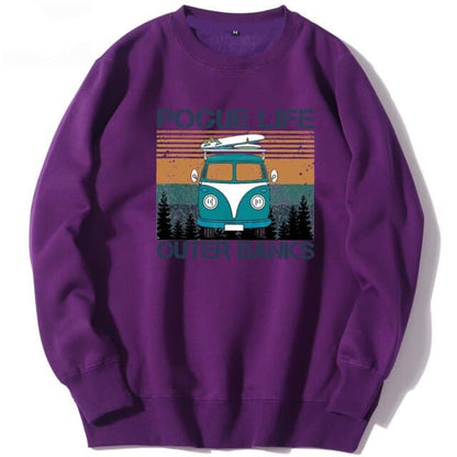 Pogue Life Pattern Carolina Retro Hoodies