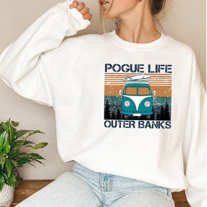 Pogue Life Pattern Carolina Retro Hoodies