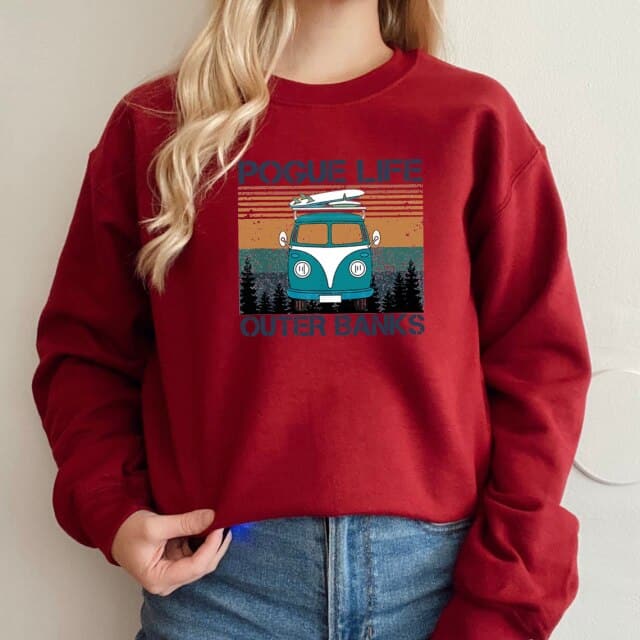 Pogue Life Pattern Carolina Retro Hoodies