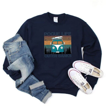 Pogue Life Pattern Carolina Retro Hoodies