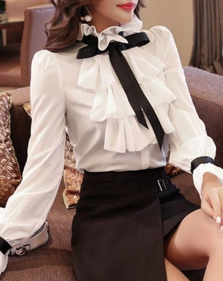 Anila Ruffles Blouse