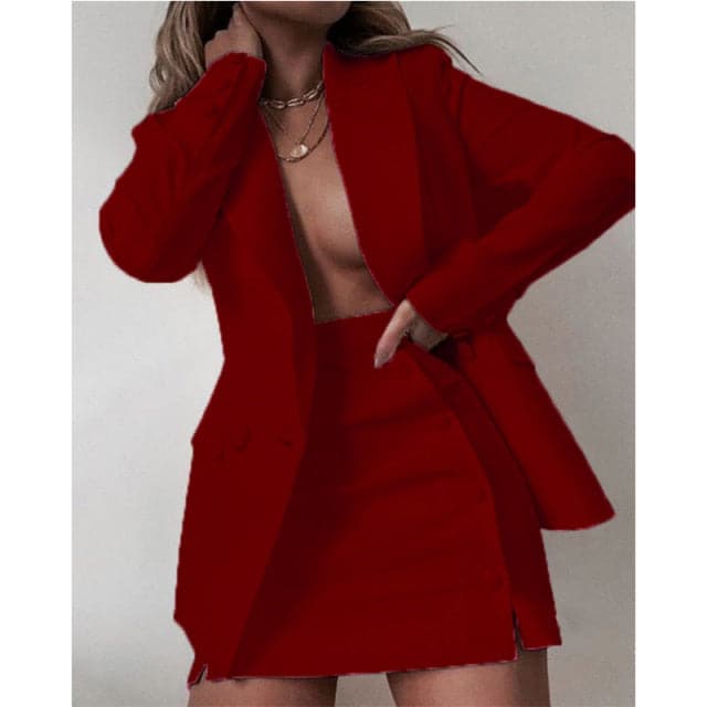 Candy Colour Coat + Shorts Set