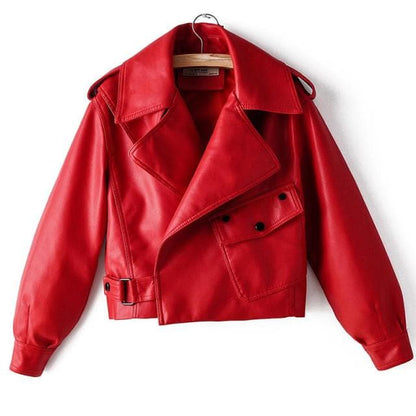 Dressbetty - Faux Leather Pu Coats