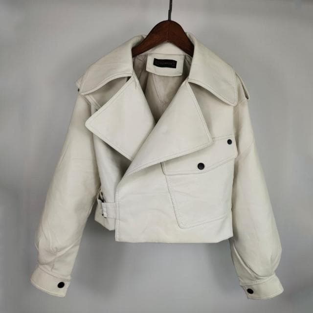 Dressbetty - Faux Leather Pu Coats