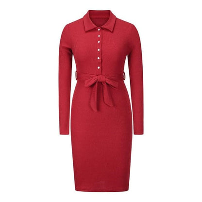 Dressbetty - Bandage Sweater Dress