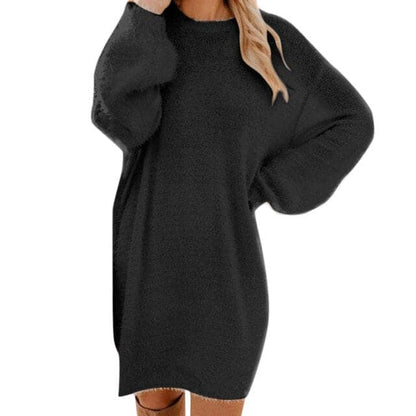 Dressbetty - Knit Turtleneck Sweater Dresses