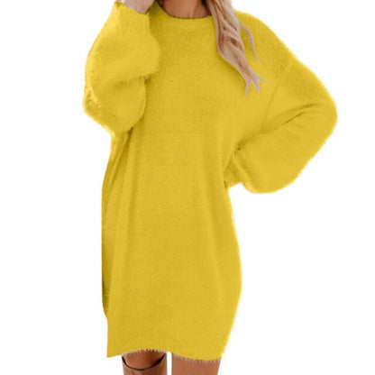 Dressbetty - Knit Turtleneck Sweater Dresses