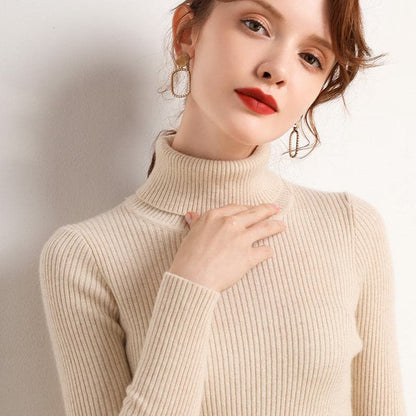 Dressbetty - Turtelneck Soft Slim Sweater