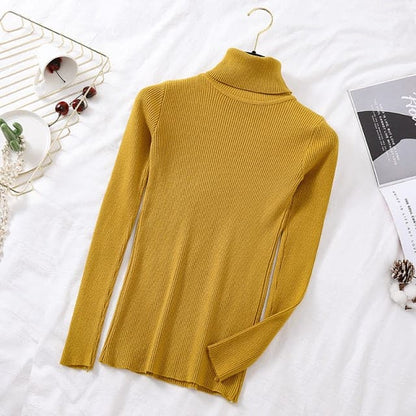 Dressbetty - Turtelneck Soft Slim Sweater