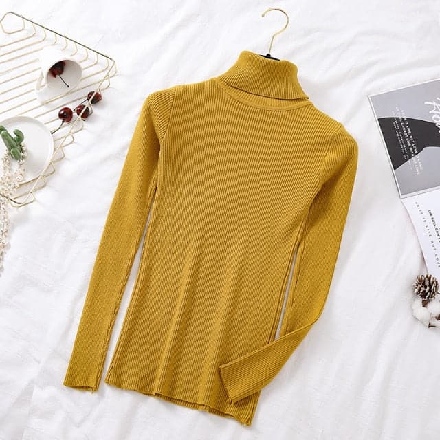 Dressbetty - Turtelneck Soft Slim Sweater