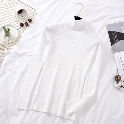 Dressbetty - Turtelneck Soft Slim Sweater