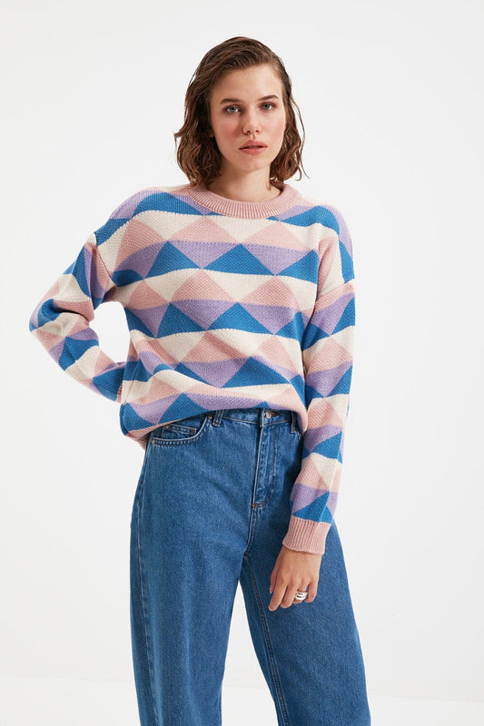 Dressbetty - Jacquard Knitwear Sweater