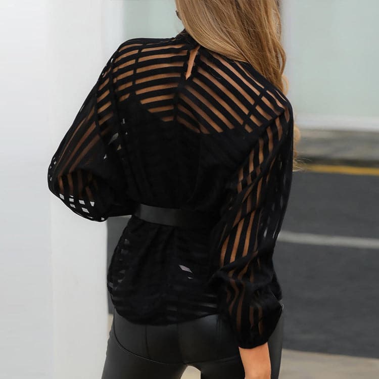 Mesh Sheer See-through T-shirt